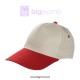 Şapka bej parça polyester 5 panel KOD175