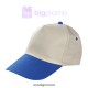 Şapka bej parça polyester 5 panel KOD175